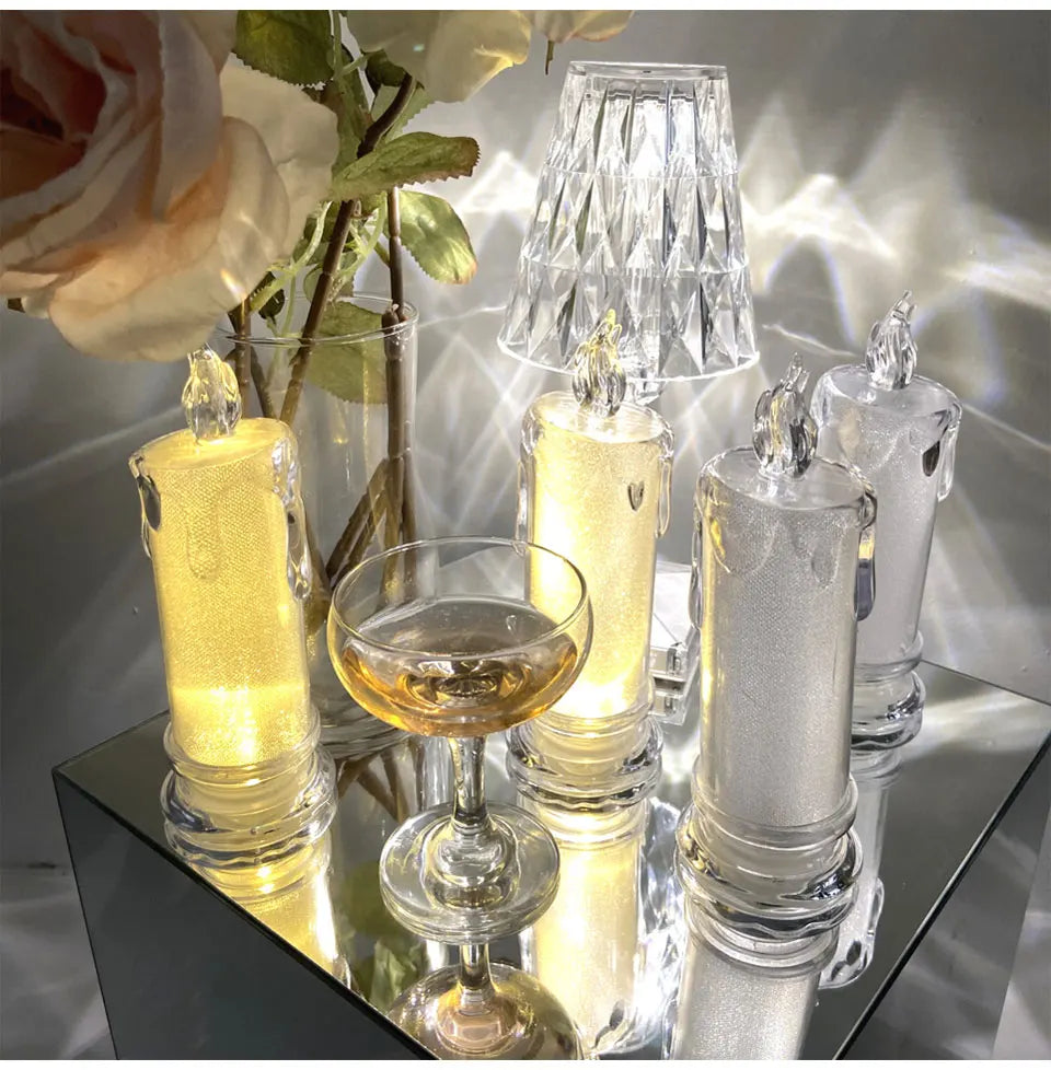 🕯Flameless LED Candle Light – Create the Perfect Ambiance Anywhere
Transform any setting with the warm, flickering glow of our Flameless LED Candle Lamp. Designed to bring romance, relaxation, and elegance without the worry of open flames