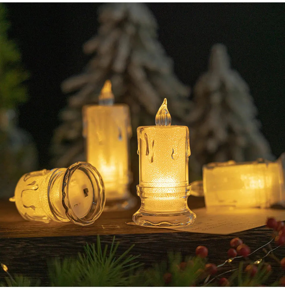 🕯Flameless LED Candle Light – Create the Perfect Ambiance Anywhere
Transform any setting with the warm, flickering glow of our Flameless LED Candle Lamp. Designed to bring romance, relaxation, and elegance without the worry of open flames