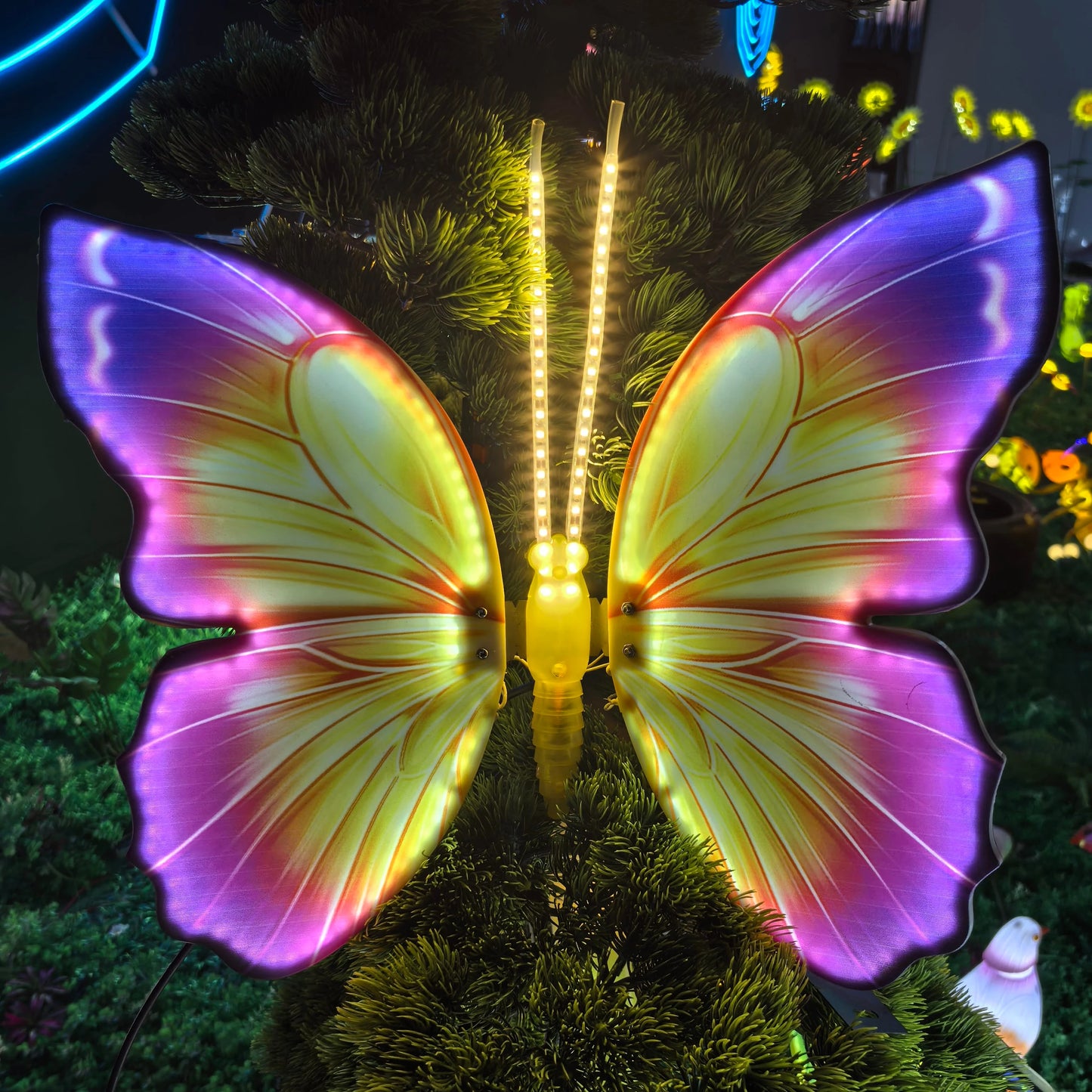 🦋🌈✨️3D LED Butterfly Night Light Handmade 40 45 50cm 60cm Large Park Light Decoration for gifts or wherever you desire at your home