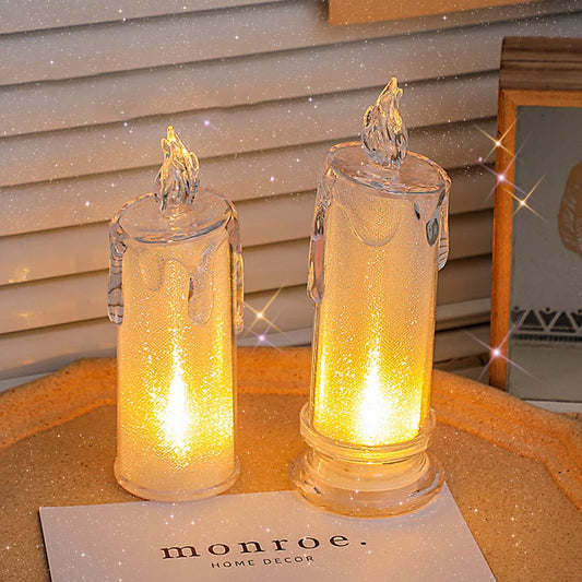 🕯Flameless LED Candle Light – Create the Perfect Ambiance Anywhere
Transform any setting with the warm, flickering glow of our Flameless LED Candle Lamp. Designed to bring romance, relaxation, and elegance without the worry of open flames