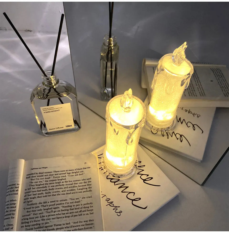 🕯Flameless LED Candle Light – Create the Perfect Ambiance Anywhere
Transform any setting with the warm, flickering glow of our Flameless LED Candle Lamp. Designed to bring romance, relaxation, and elegance without the worry of open flames
