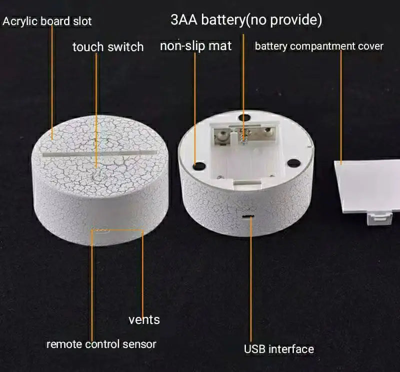 Basketball LED Lamp with Remote Control and Smart Touch