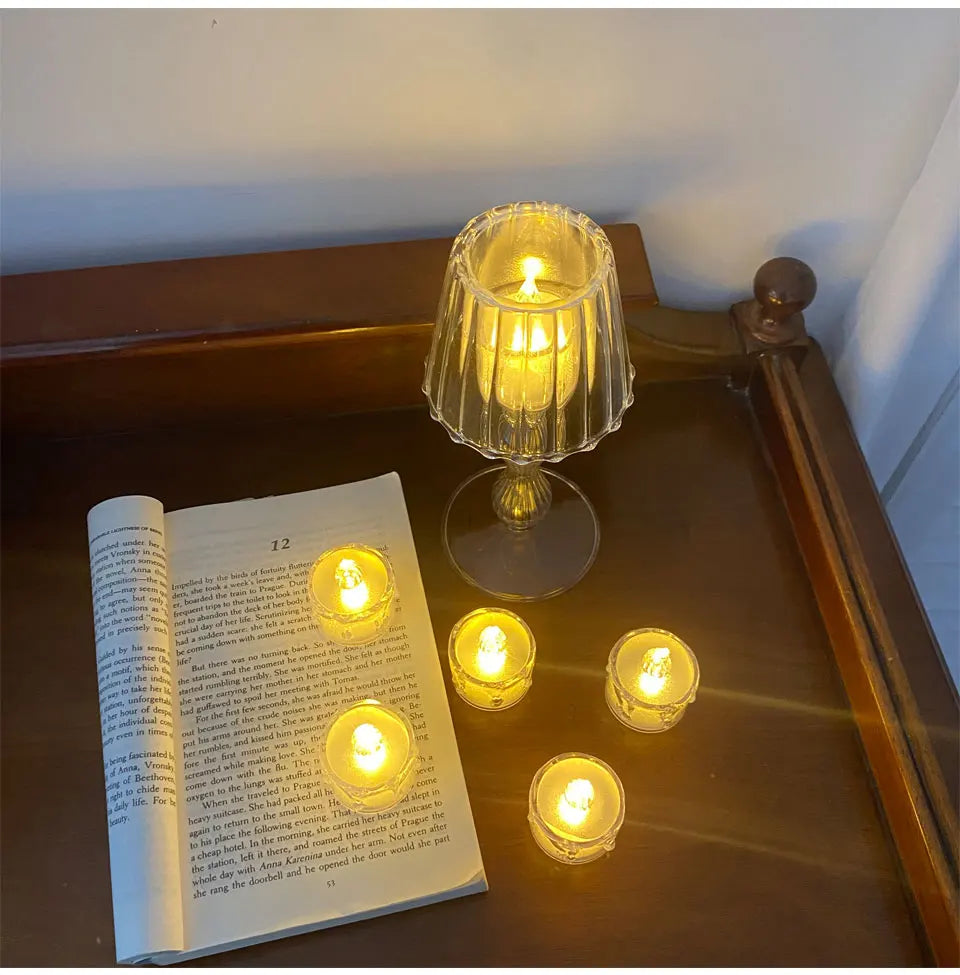 🕯Flameless LED Candle Light – Create the Perfect Ambiance Anywhere
Transform any setting with the warm, flickering glow of our Flameless LED Candle Lamp. Designed to bring romance, relaxation, and elegance without the worry of open flames