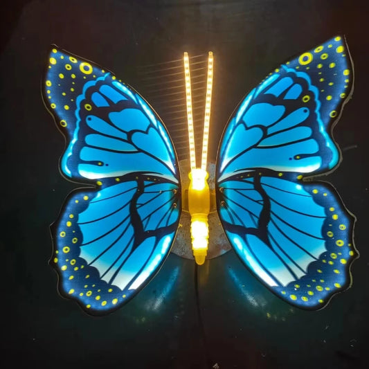 🦋🌈✨️3D LED Butterfly Night Light Handmade 40 45 50cm 60cm Large Park Light Decoration for gifts or wherever you desire at your home