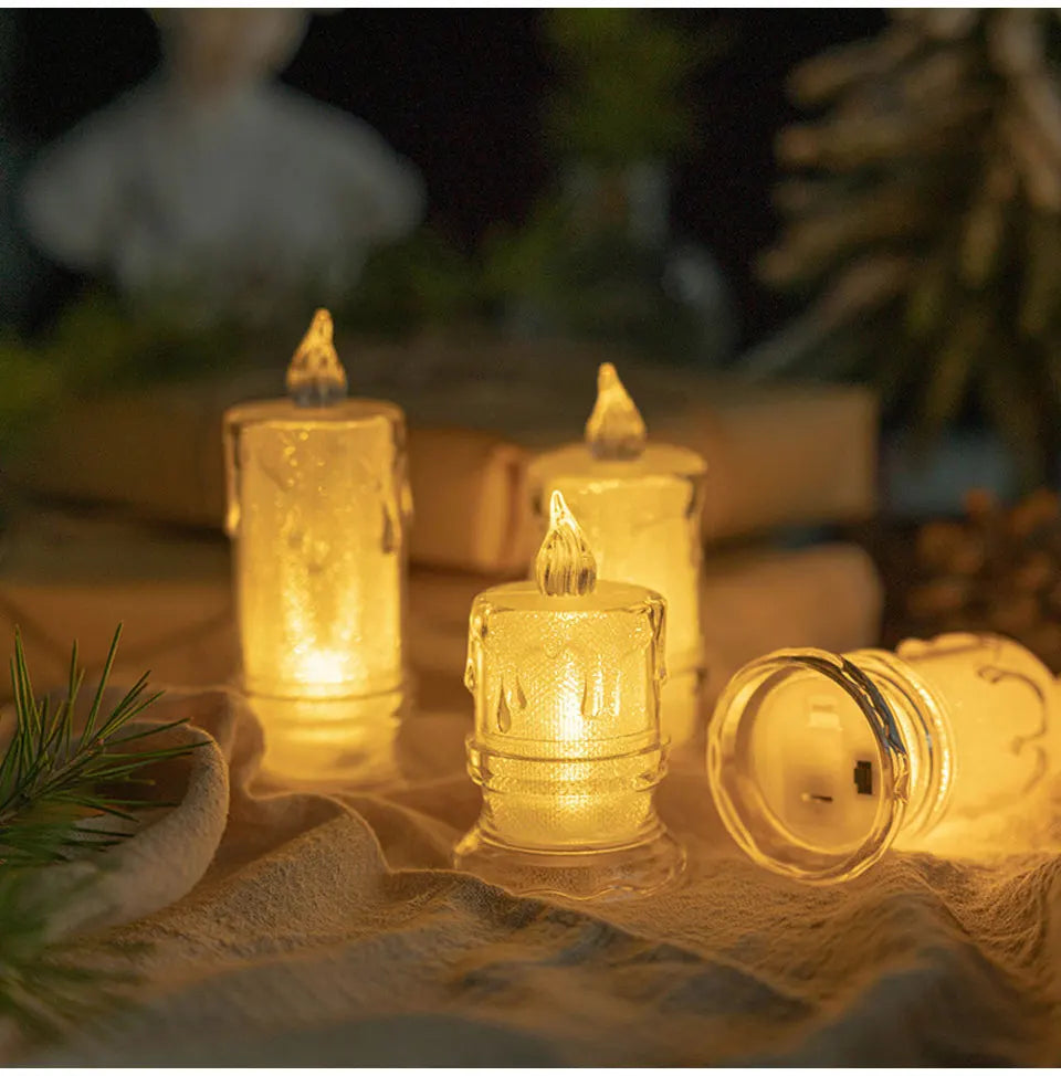 🕯Flameless LED Candle Light – Create the Perfect Ambiance Anywhere
Transform any setting with the warm, flickering glow of our Flameless LED Candle Lamp. Designed to bring romance, relaxation, and elegance without the worry of open flames