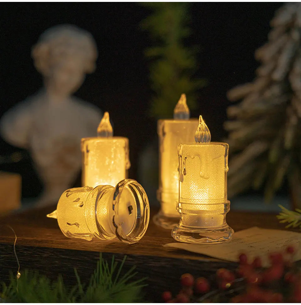 🕯Flameless LED Candle Light – Create the Perfect Ambiance Anywhere
Transform any setting with the warm, flickering glow of our Flameless LED Candle Lamp. Designed to bring romance, relaxation, and elegance without the worry of open flames