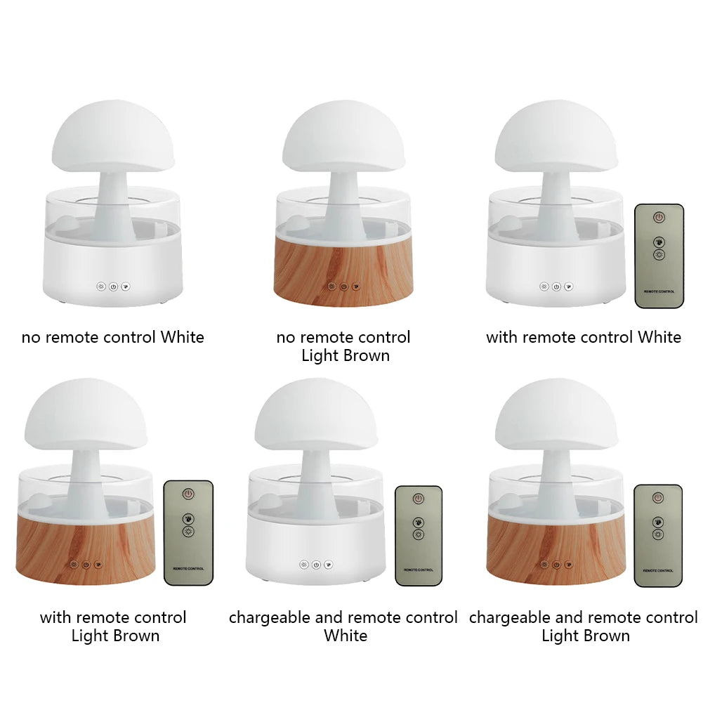 🌙🌧 Raining Humidifier Diffuser – Relax, Recharge & Sleep Better 💤 😴