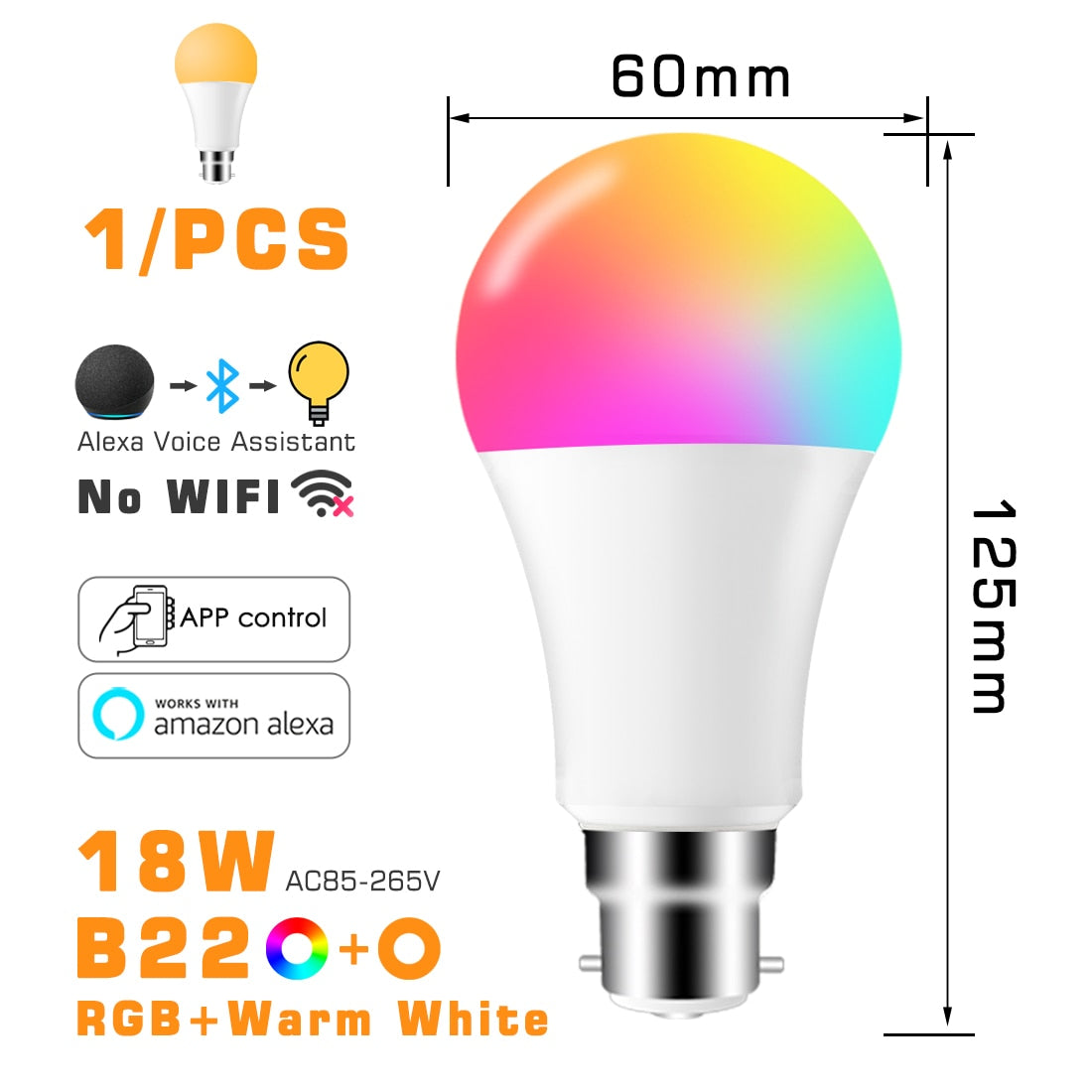 LED RGB Smart Light Bulb