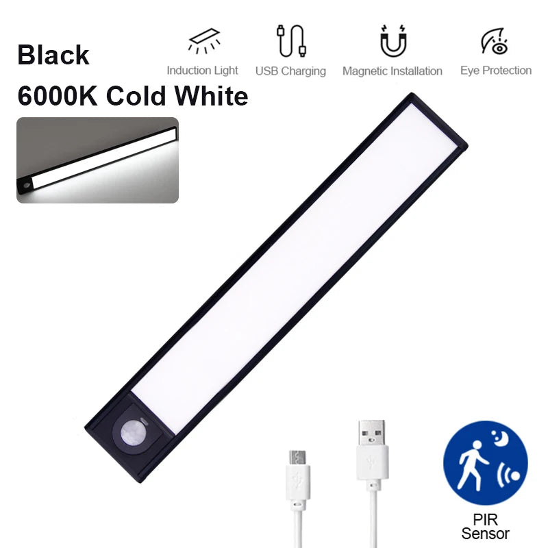 ✨ Ultra-Thin Rechargeable LED Smart Motion Sensor  Night Light ✨