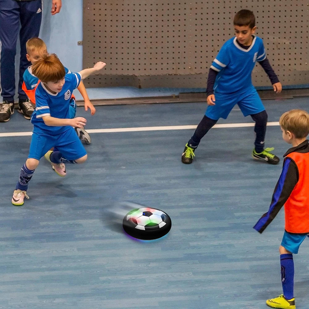 ⚽ Hover Soccer Ball with LED Lights & Music 🎶✨
Bring the excitement of soccer indoors and outdoors with this Electric Floating Football Toy – the perfect gift for kids who love fun, movement, and play!
🌟 Features:
Gliding Hover Design – Smoothly floa