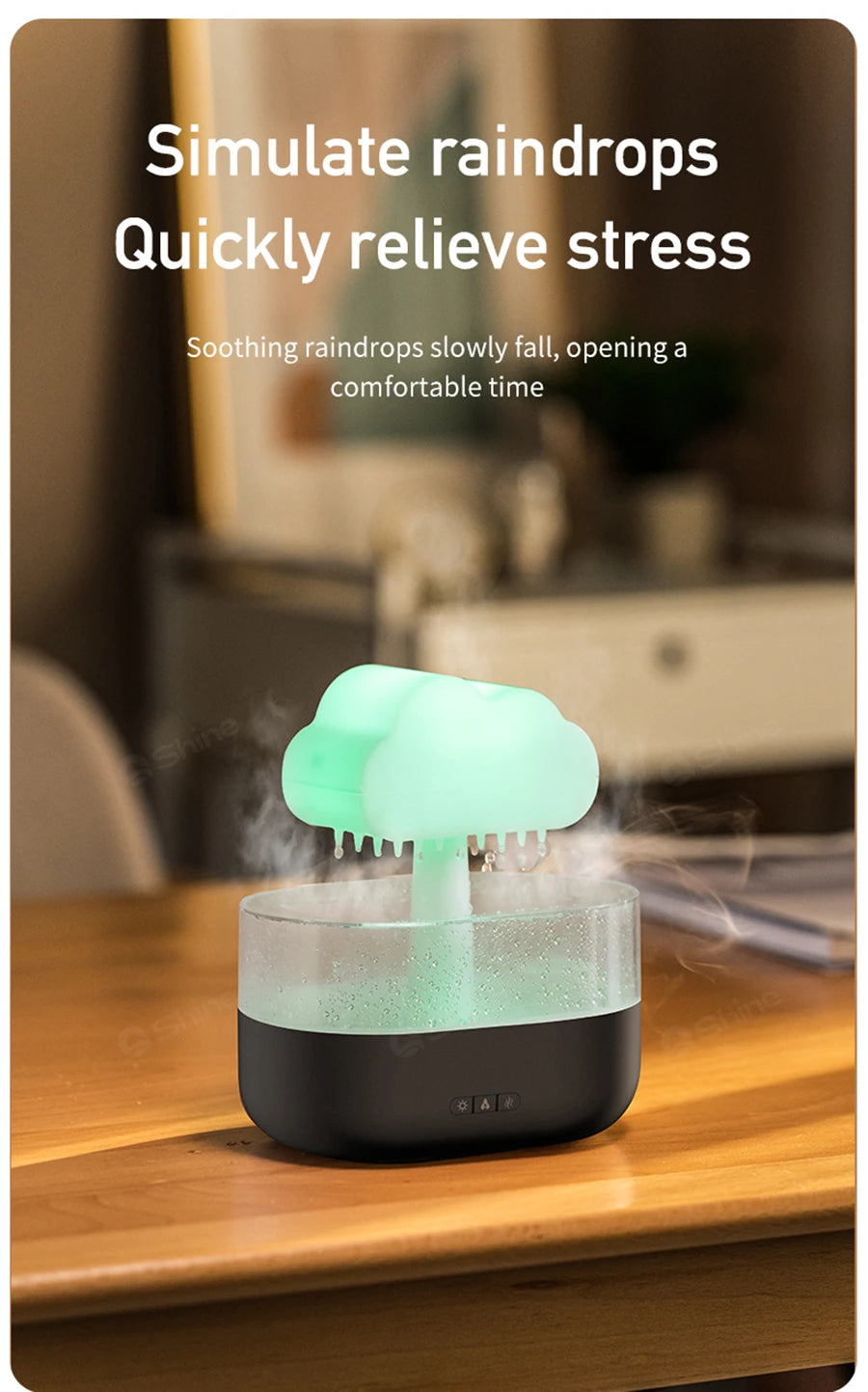 Rain Cloud Raindrop Diffuser
