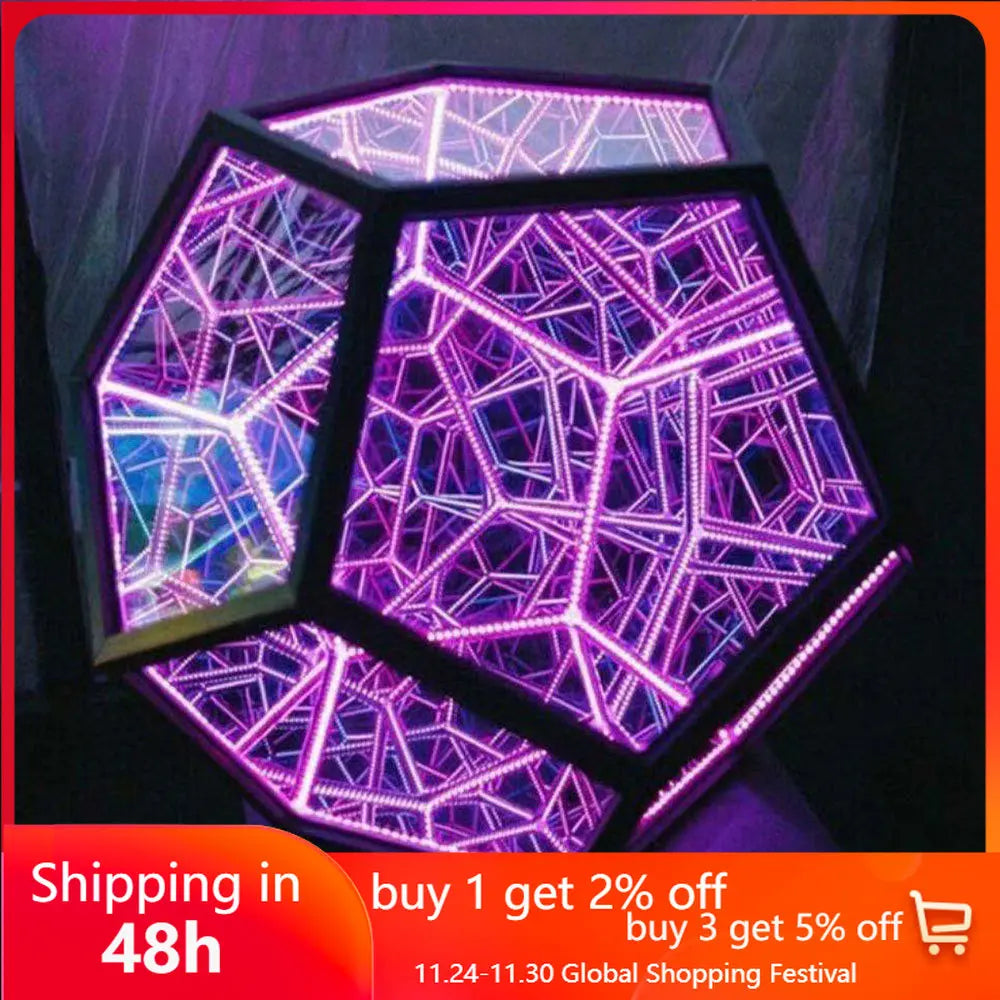 Infinite Dodecahedron Light