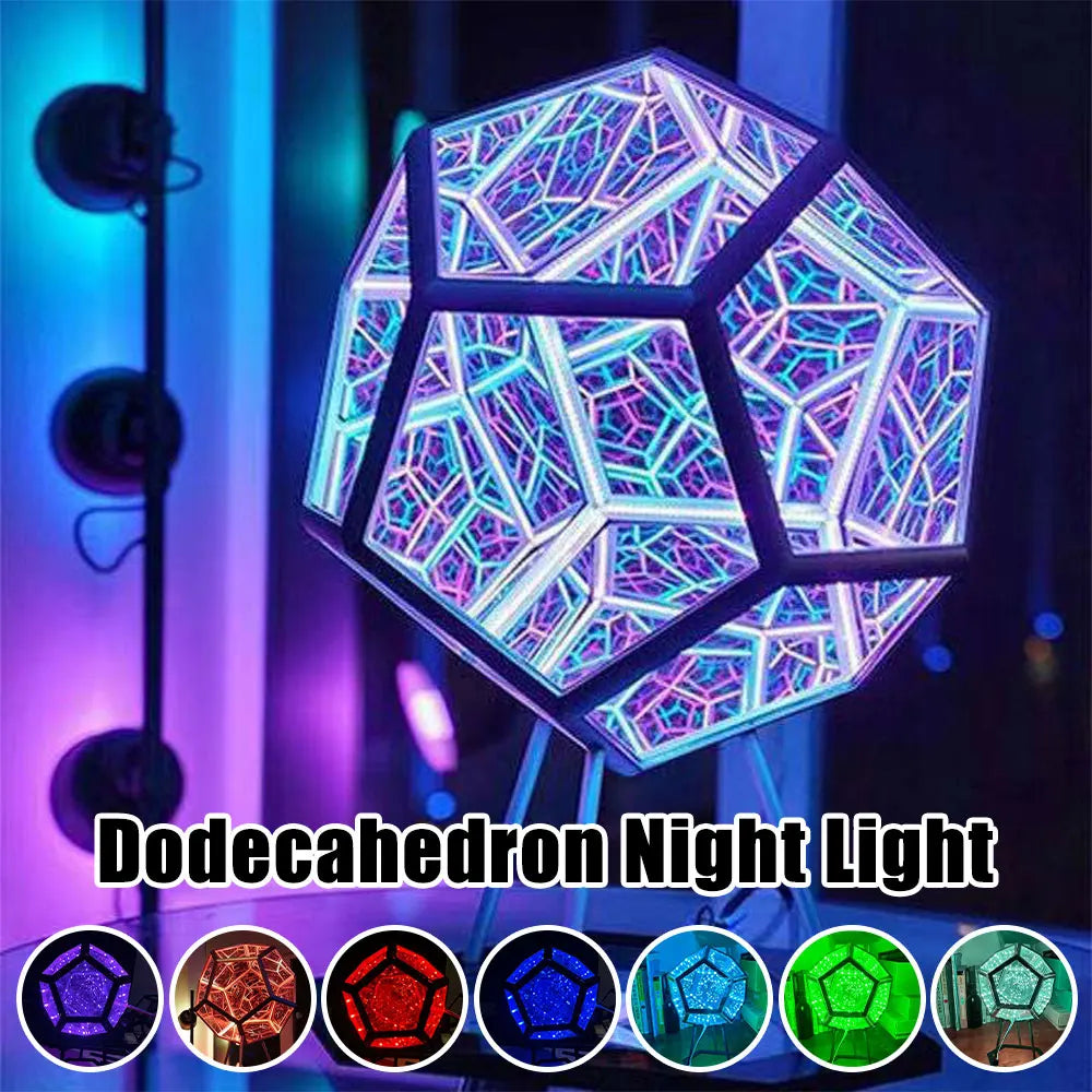 Infinite Dodecahedron Light