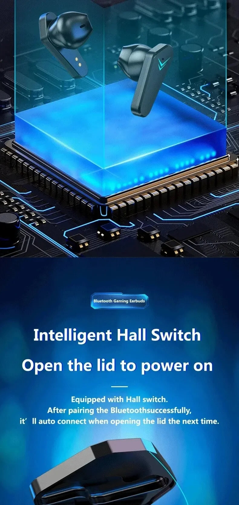 Bluetooth LED Earbuds
