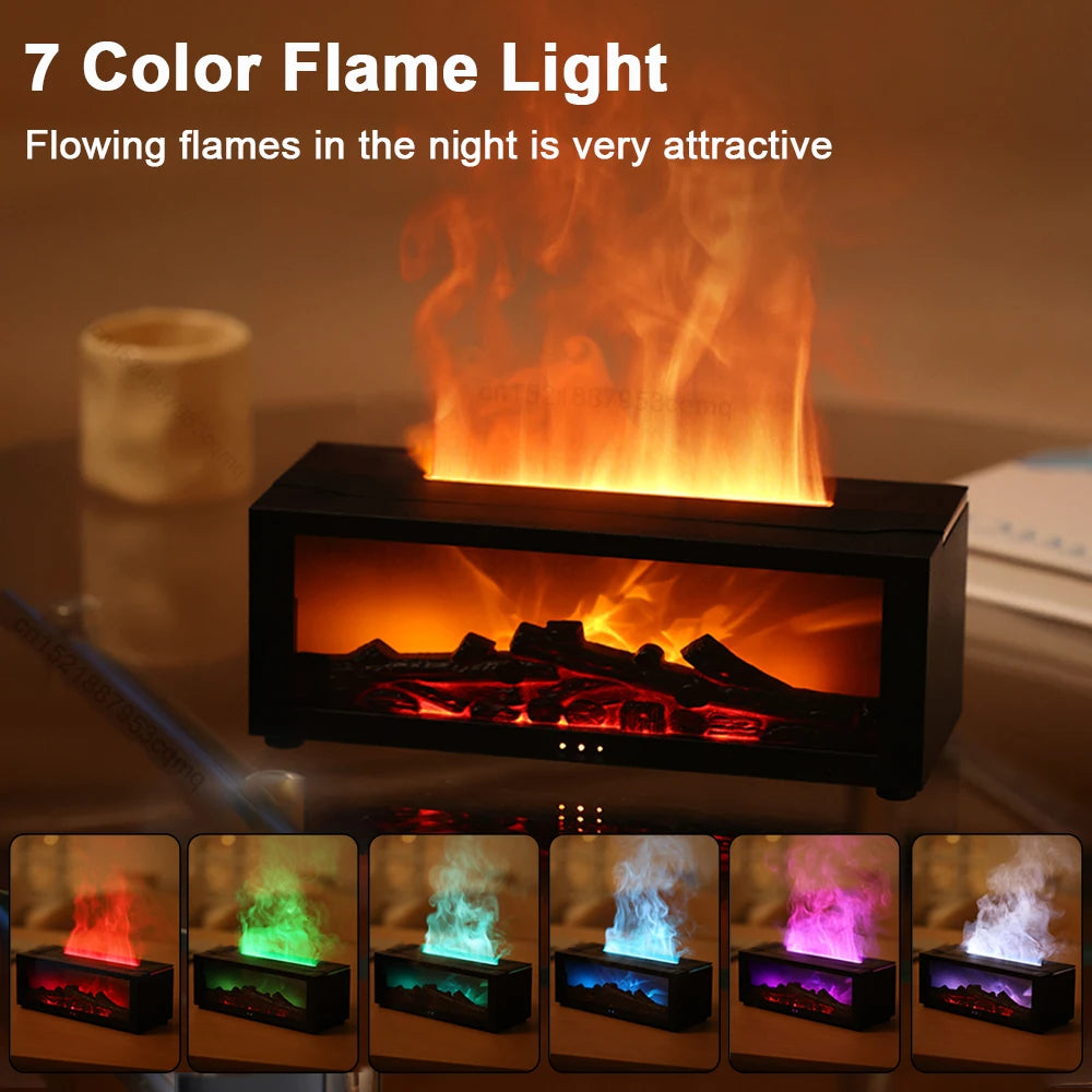 🔥🌈⭐️ Air Humidifier & Essential Oil Diffuser
Transform your space with the perfect blend of relaxation and style. This Flame Aroma Humidifier not only adds soothing moisture to the air but also creates a warm, flame-like glow for a cozy atmosphere.