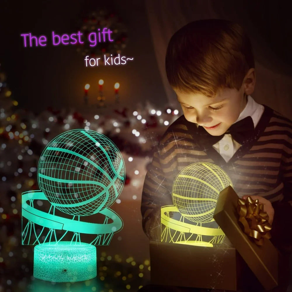 Basketball LED Lamp with Remote Control and Smart Touch
