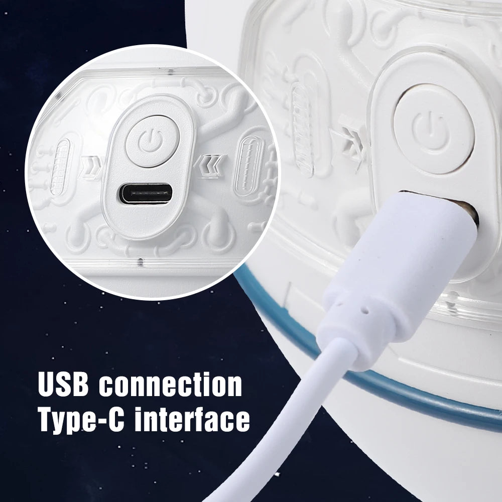 LED Space Capsule Diffuser with Astronaut