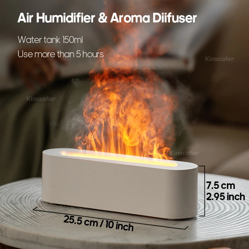 Flame Fire Night Light