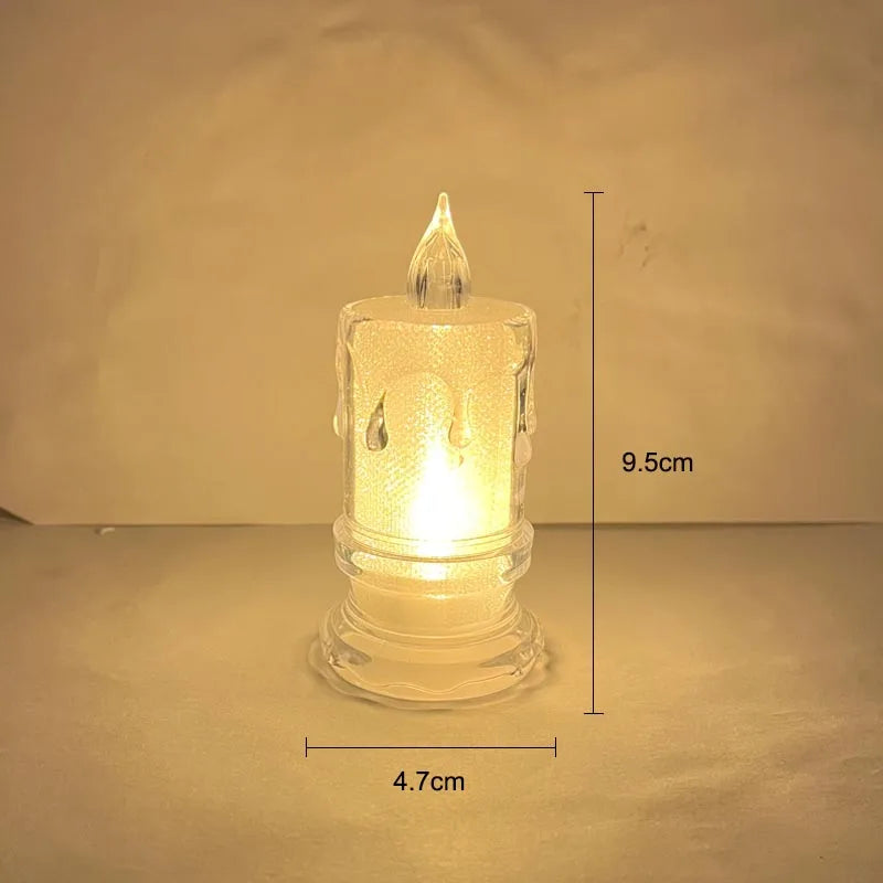 🕯Flameless LED Candle Light – Create the Perfect Ambiance Anywhere
Transform any setting with the warm, flickering glow of our Flameless LED Candle Lamp. Designed to bring romance, relaxation, and elegance without the worry of open flames