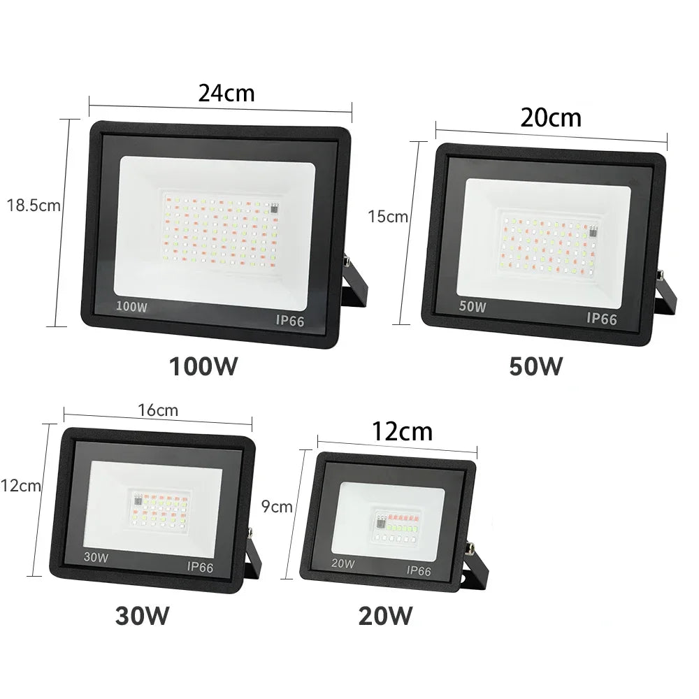 LED RGB Floodlight Reflector – Brilliant Outdoor Lighting for Every Occasion