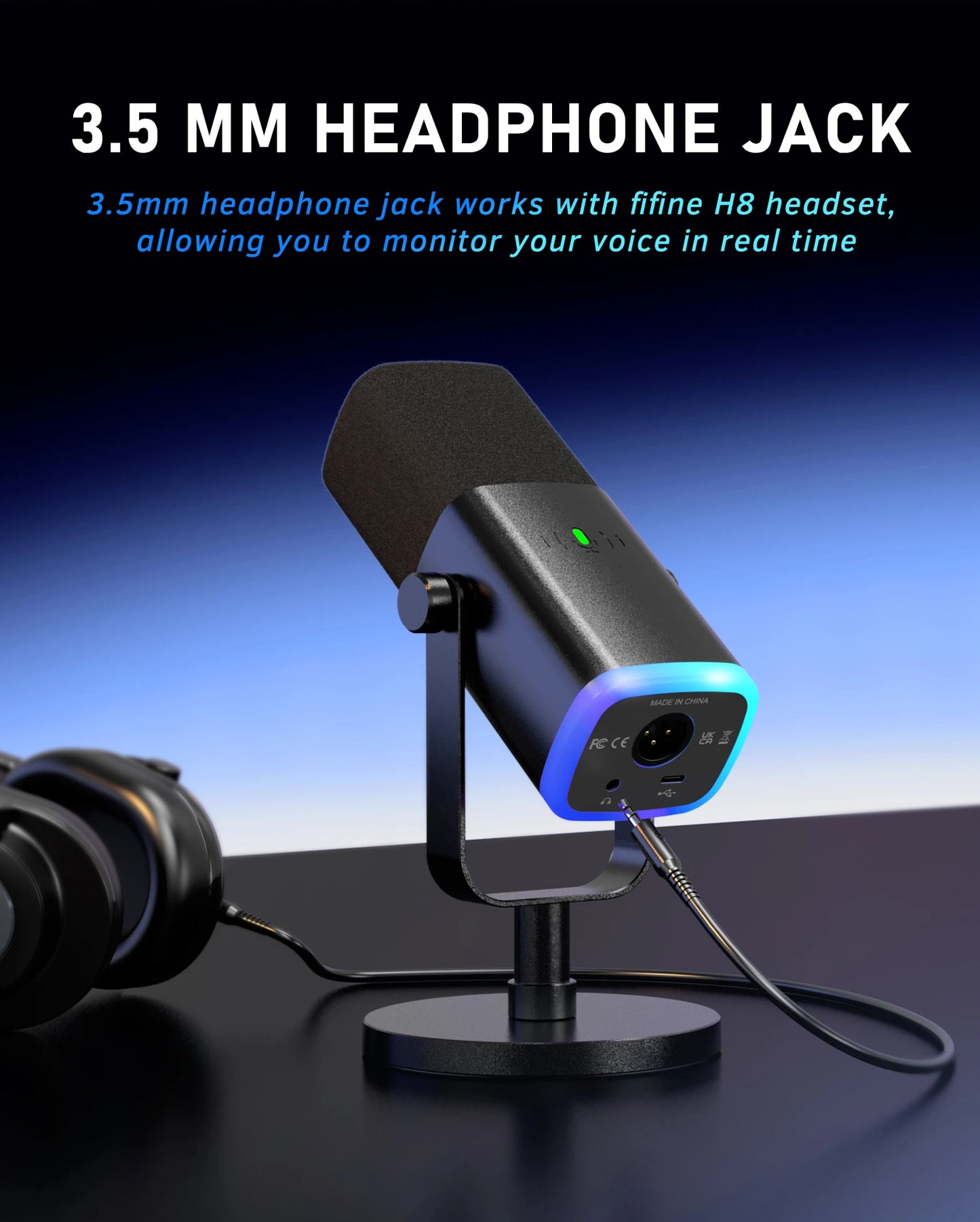 LED Dynamic Microphone