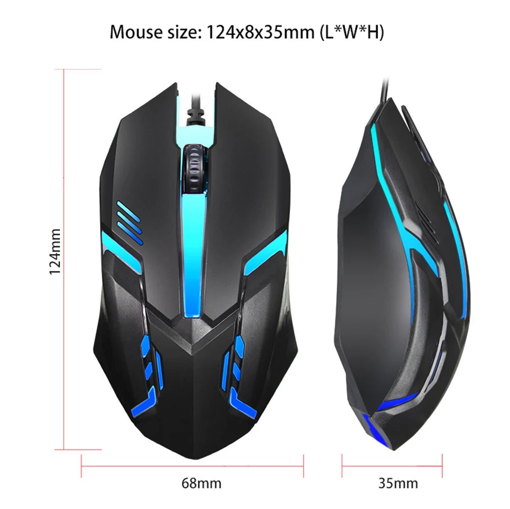 USB Wired LED Mouse