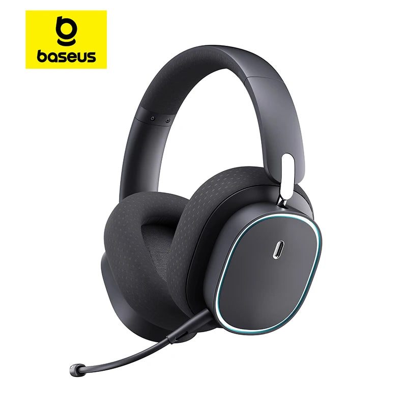 🎧 Baseus GH02 Gaming Wireless Headphone with Mic Over-Ear Headphones Bluetooth 5.3 40mm Driver 2.4G/Wireless/Cable R🔴G🟢B🔵 Headsets