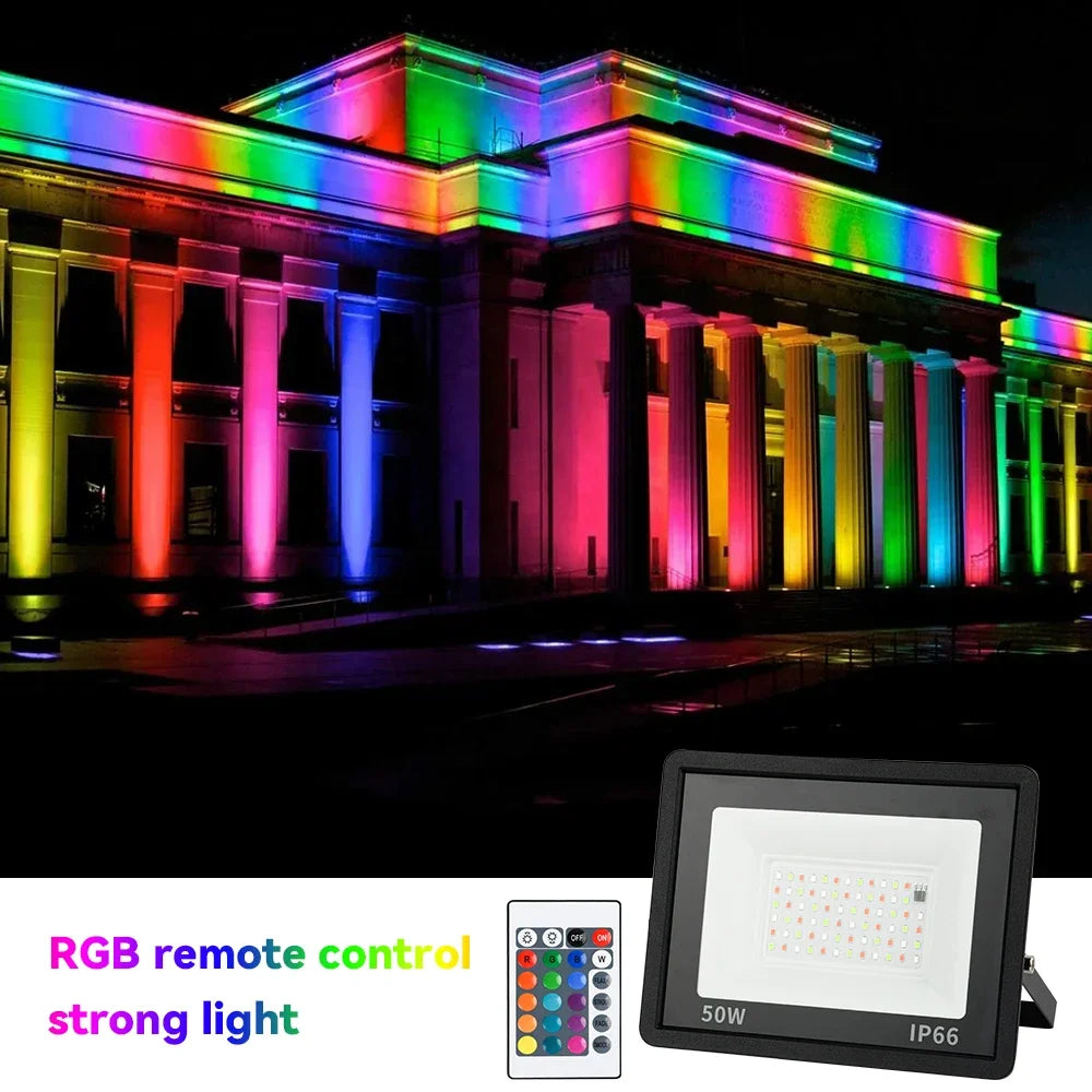 LED RGB Floodlight Reflector – Brilliant Outdoor Lighting for Every Occasion