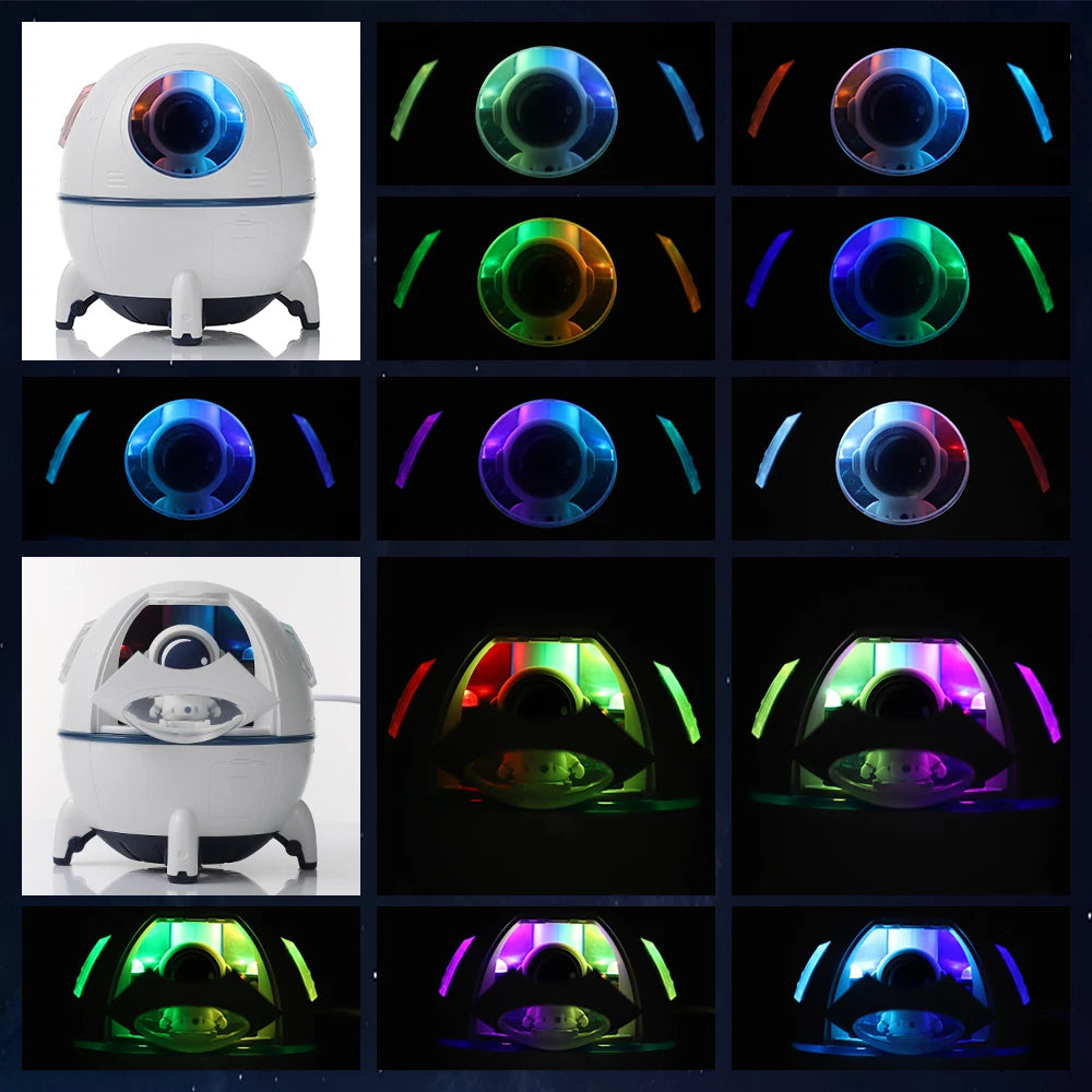 LED Space Capsule Diffuser with Astronaut