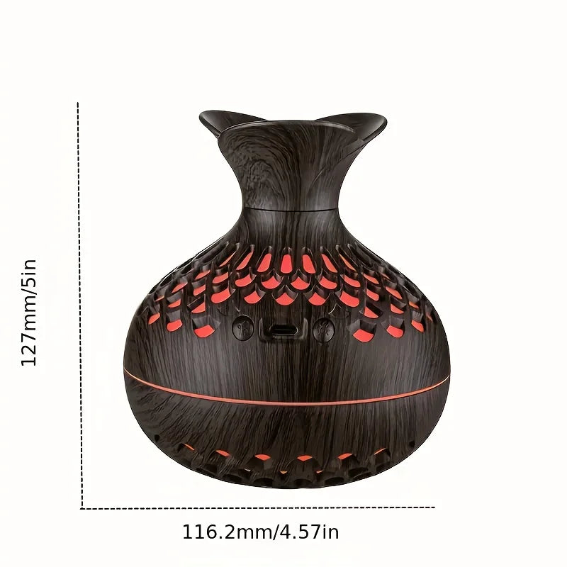 Wooden Vase LED Diffuser