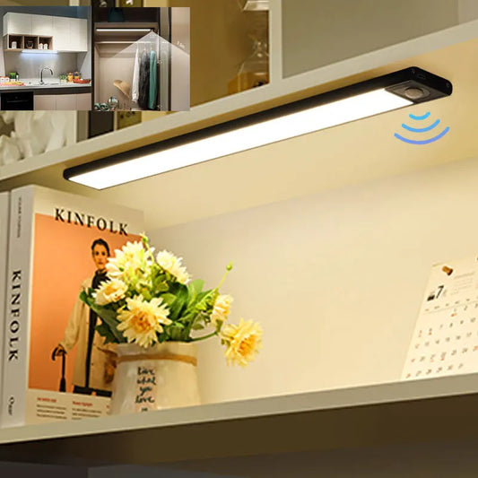 ✨ Ultra-Thin Rechargeable LED Smart Motion Sensor  Night Light ✨
