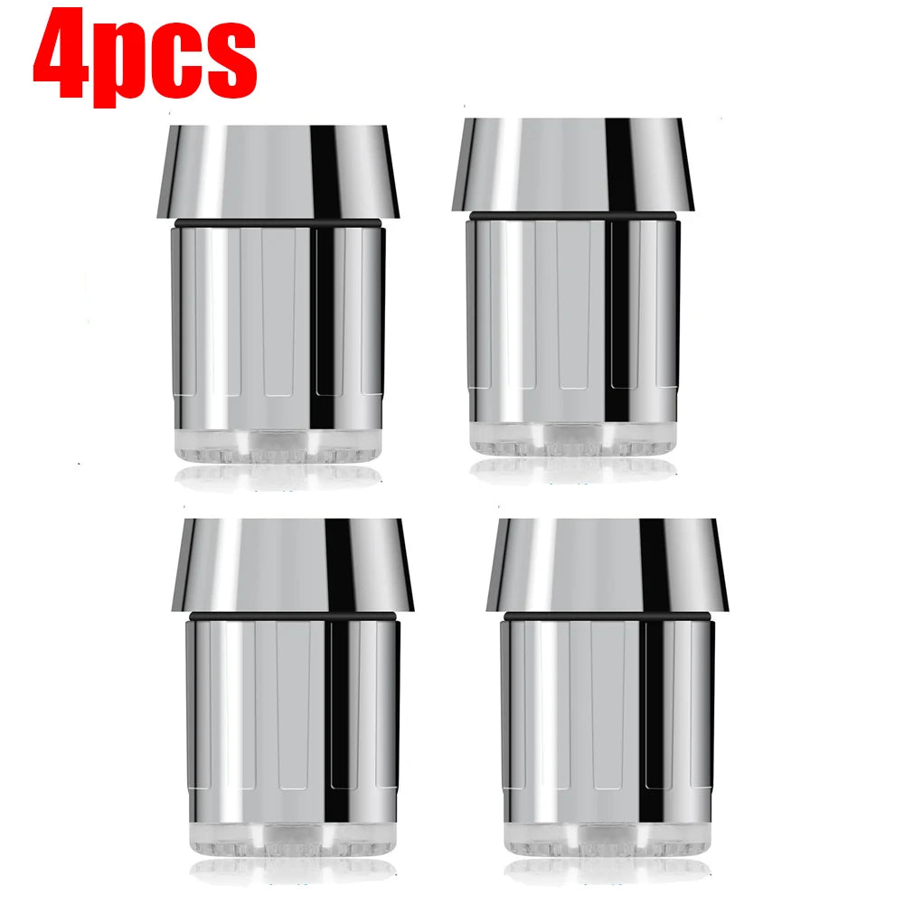 7-Color Change Automatically LED Faucet Head Glow Water Saving Stream Light Faucet Aerator Tap Nozzle for Kitchen Bathroom