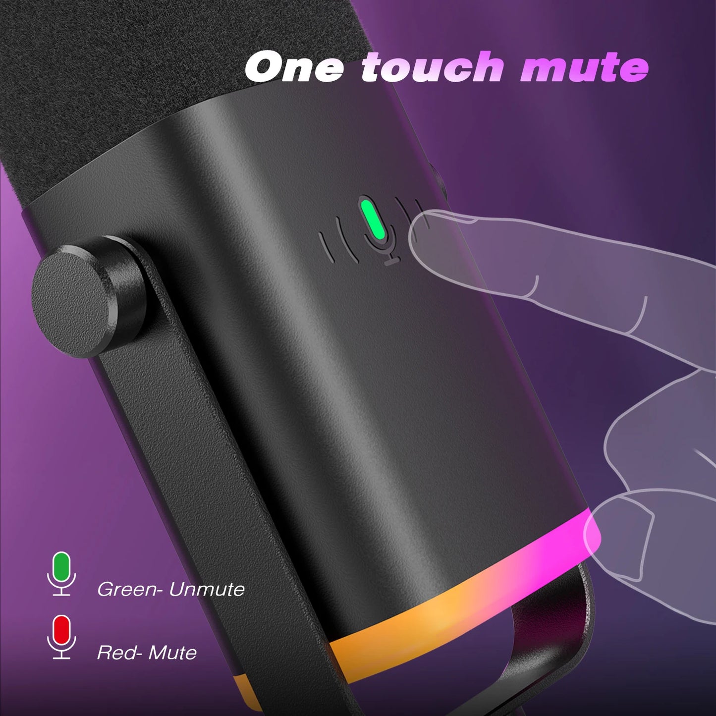 LED Dynamic Microphone
