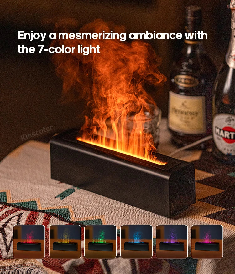 Flame Fire Night Light