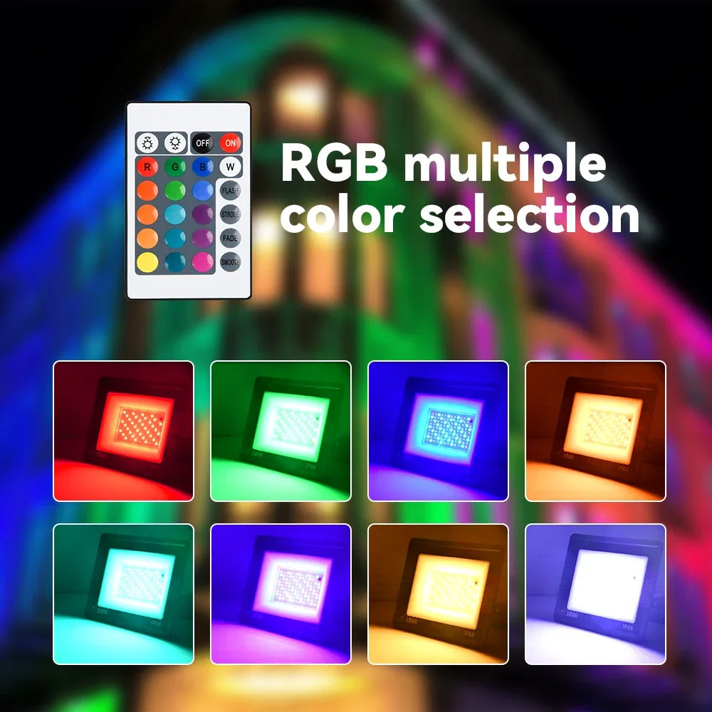 LED RGB Floodlight Reflector – Brilliant Outdoor Lighting for Every Occasion