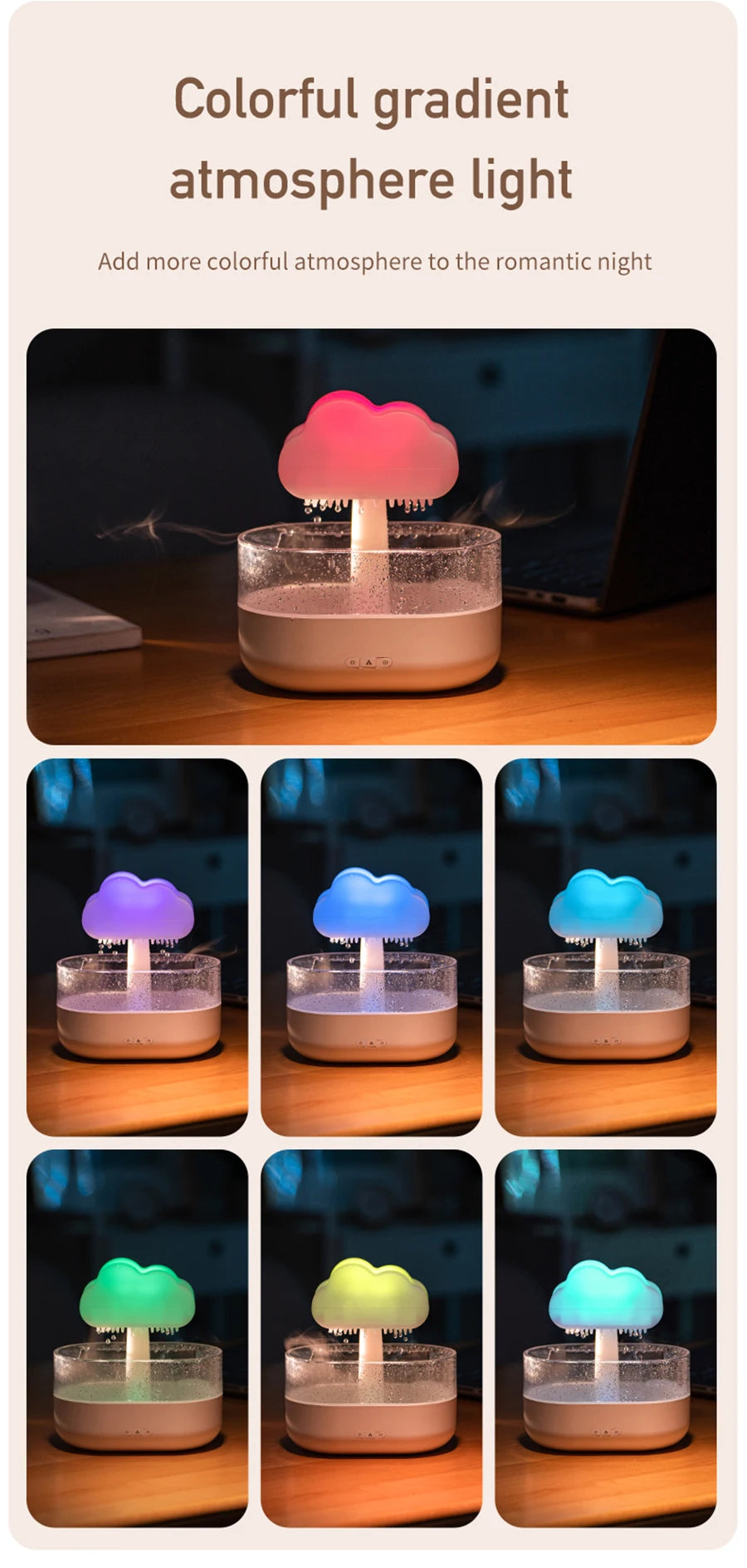 Rain Cloud Raindrop Diffuser