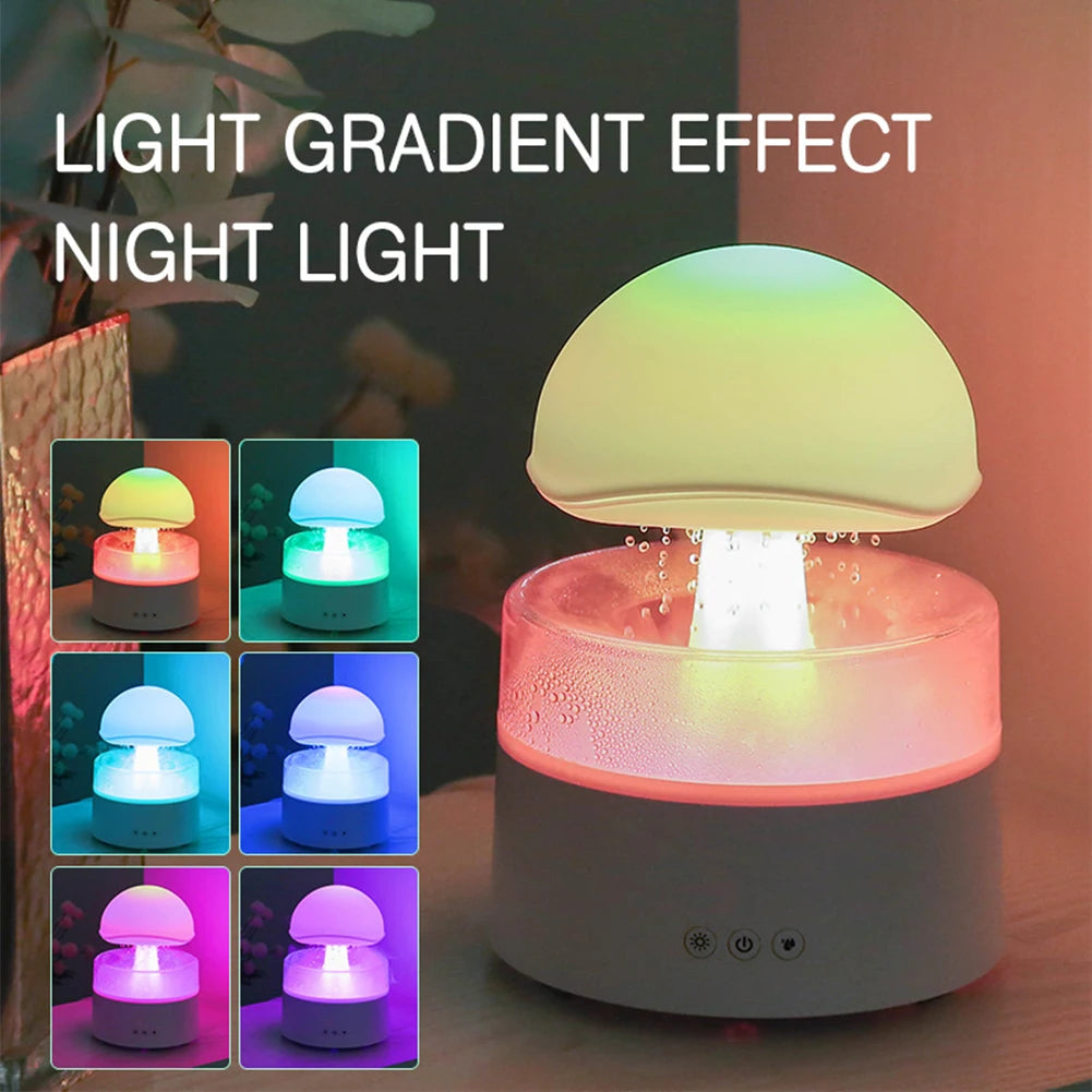 🌙🌧 Raining Humidifier Diffuser – Relax, Recharge & Sleep Better 💤 😴
