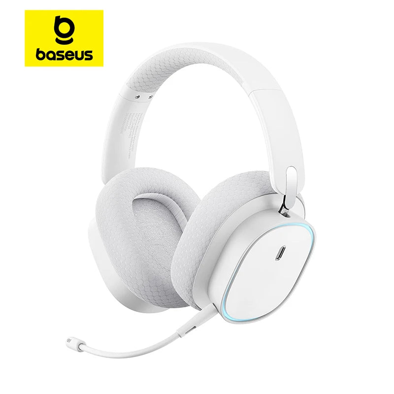 🎧 Baseus GH02 Gaming Wireless Headphone with Mic Over-Ear Headphones Bluetooth 5.3 40mm Driver 2.4G/Wireless/Cable R🔴G🟢B🔵 Headsets