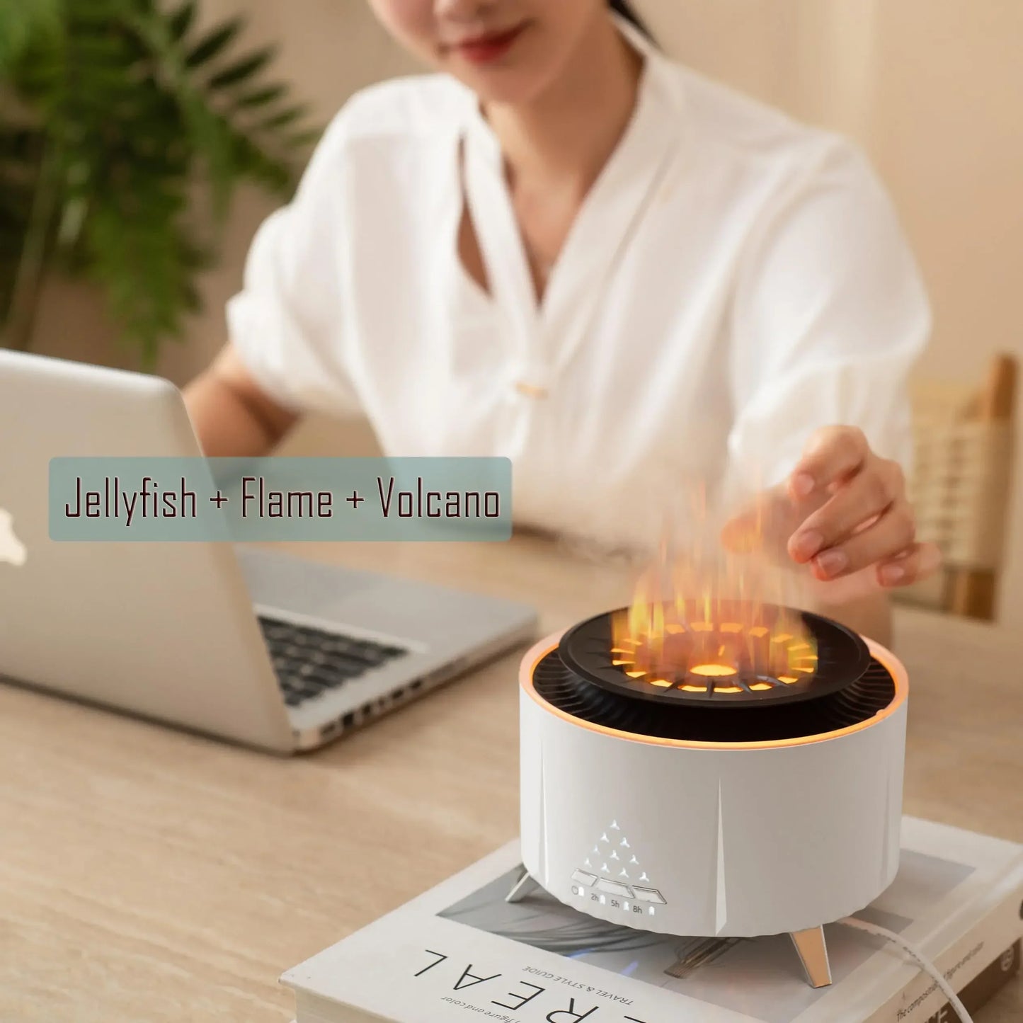 🌊 Jellyfish Mist Aromatherapy Diffuser – 350ML