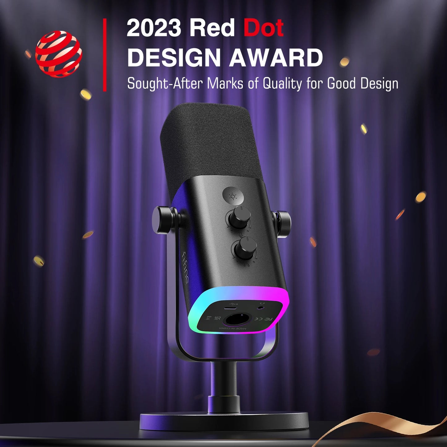 LED Dynamic Microphone