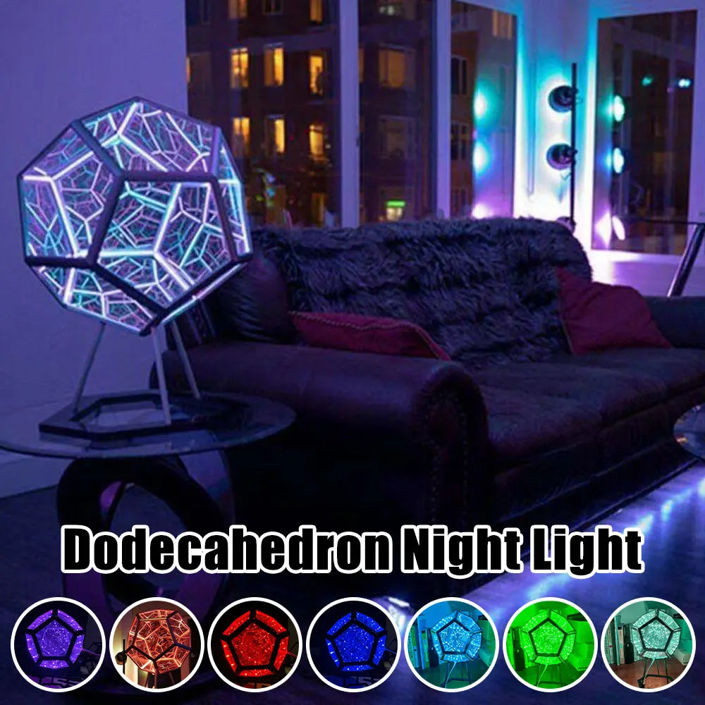 Infinite Dodecahedron Light