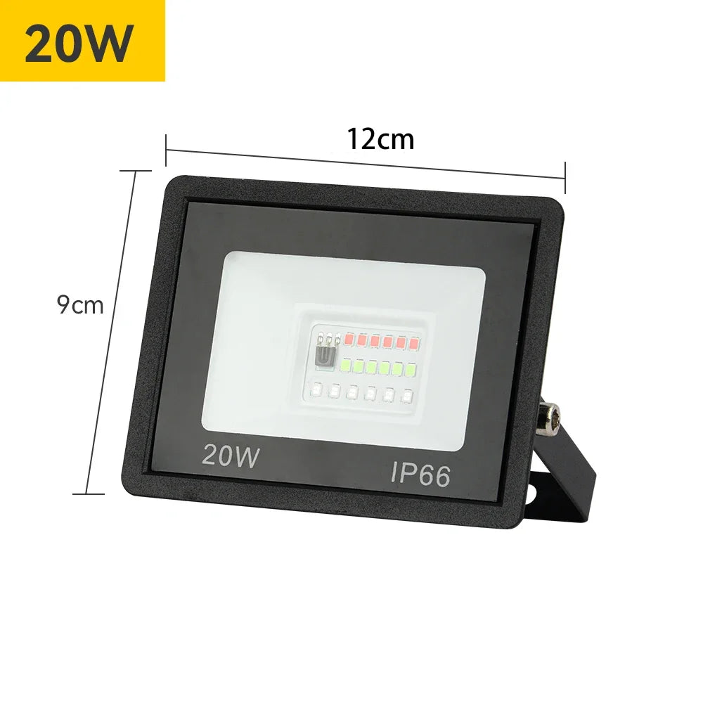 LED RGB Floodlight Reflector – Brilliant Outdoor Lighting for Every Occasion