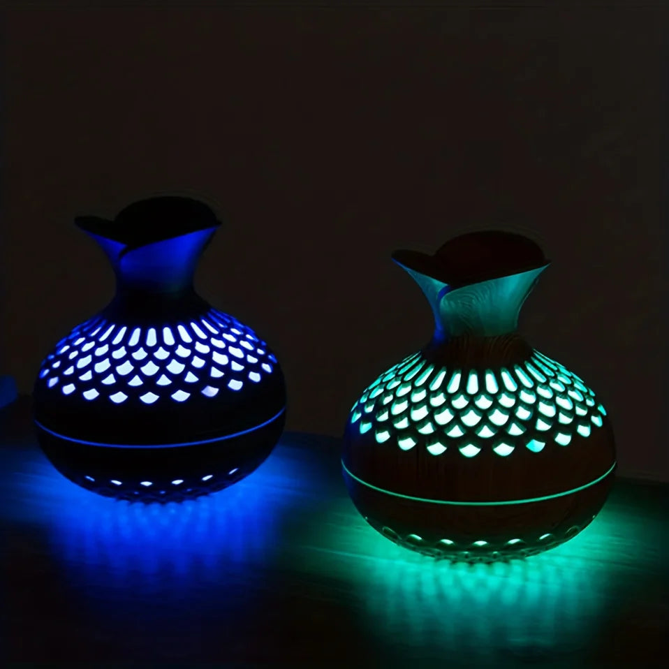 Wooden Vase LED Diffuser