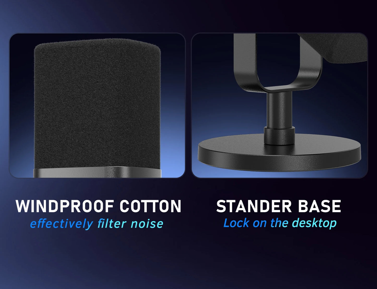 LED Dynamic Microphone