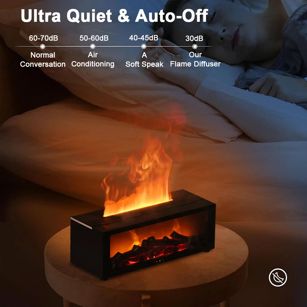 🔥🌈⭐️ Air Humidifier & Essential Oil Diffuser
Transform your space with the perfect blend of relaxation and style. This Flame Aroma Humidifier not only adds soothing moisture to the air but also creates a warm, flame-like glow for a cozy atmosphere.