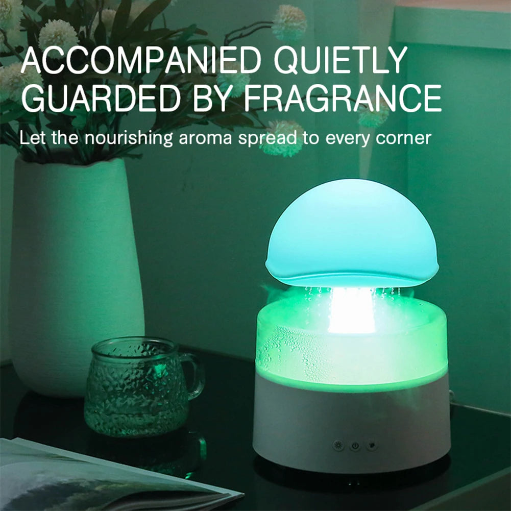 🌙🌧 Raining Humidifier Diffuser – Relax, Recharge & Sleep Better 💤 😴