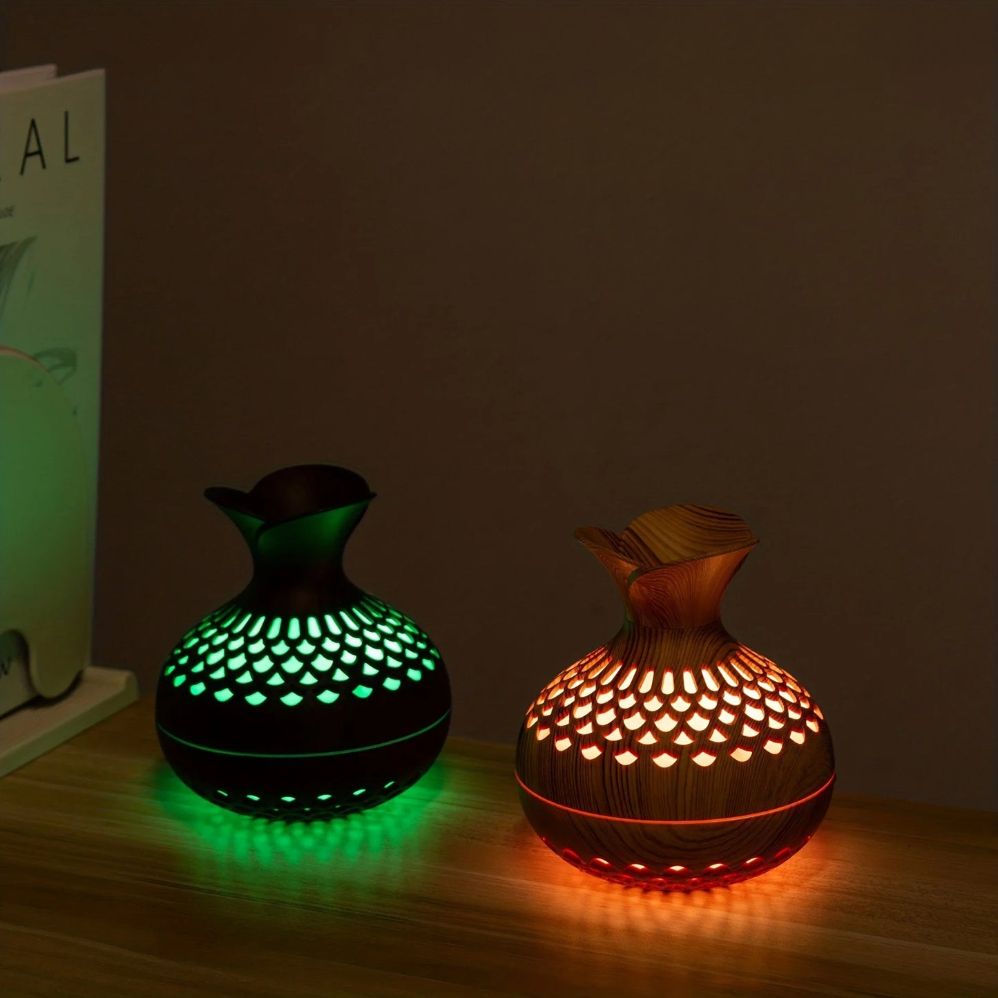 Wooden Vase LED Diffuser