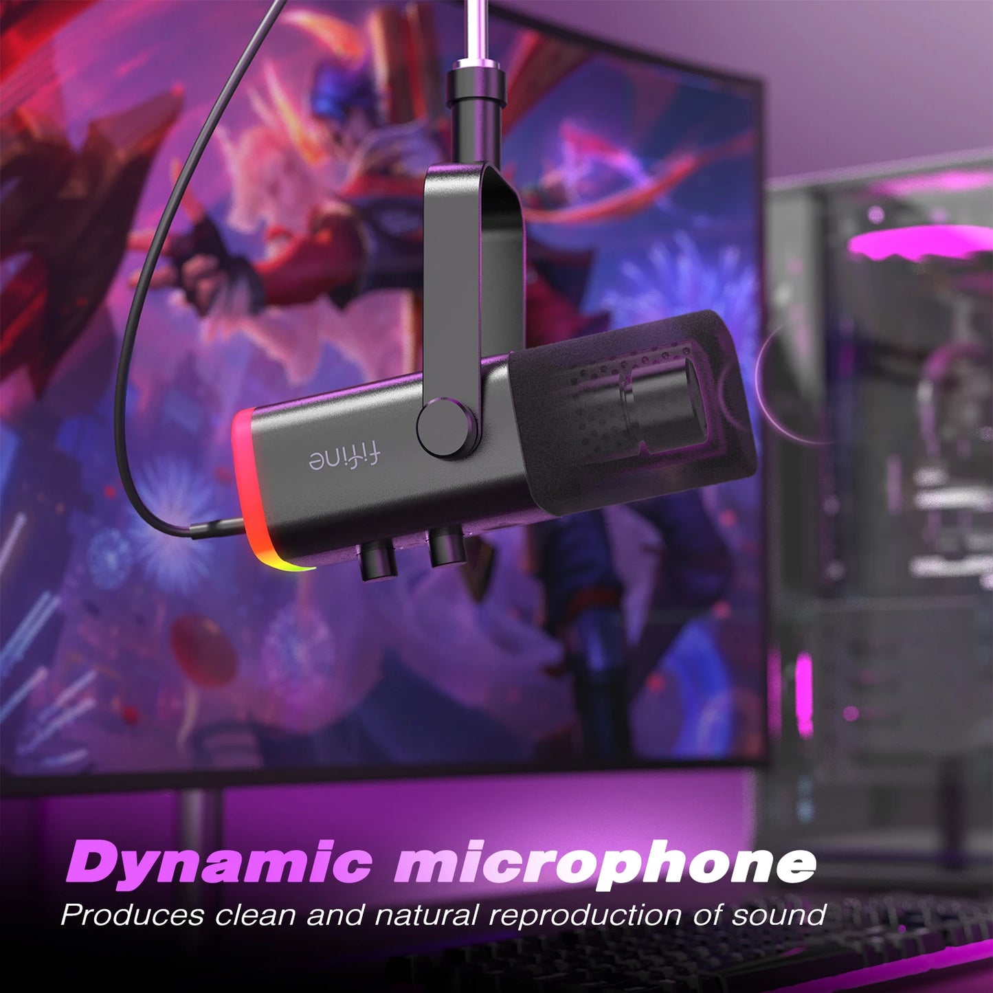 LED Dynamic Microphone