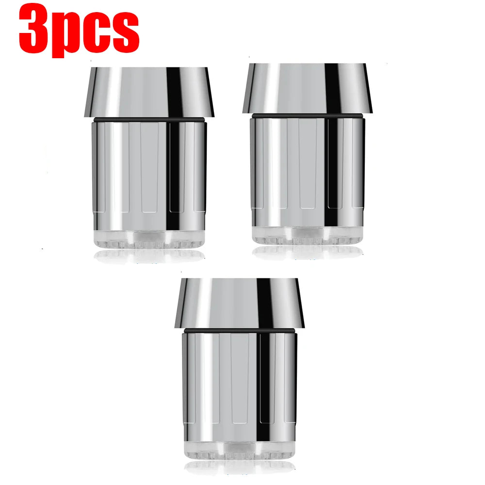 7-Color Change Automatically LED Faucet Head Glow Water Saving Stream Light Faucet Aerator Tap Nozzle for Kitchen Bathroom
