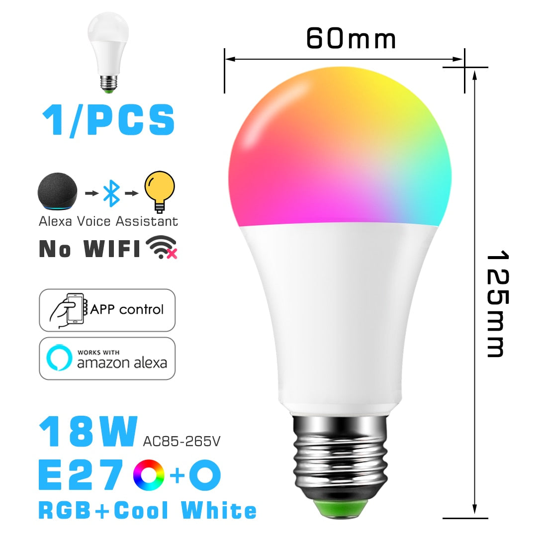 LED RGB Smart Light Bulb